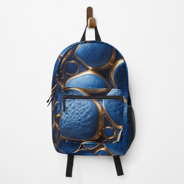 Item preview, 3D look: Blue-gold cell design (relief look) designed and sold by NK-Studios .