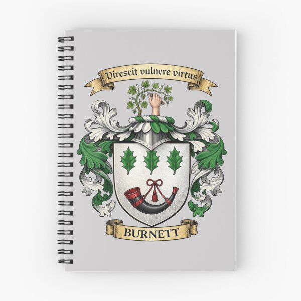 Item preview, The Burnett Family Coat of Arms designed and sold by BagTown Clans.