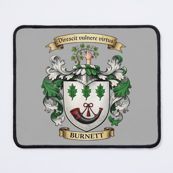 Item preview, The Burnett Family Coat of Arms designed and sold by BagTown Clans.