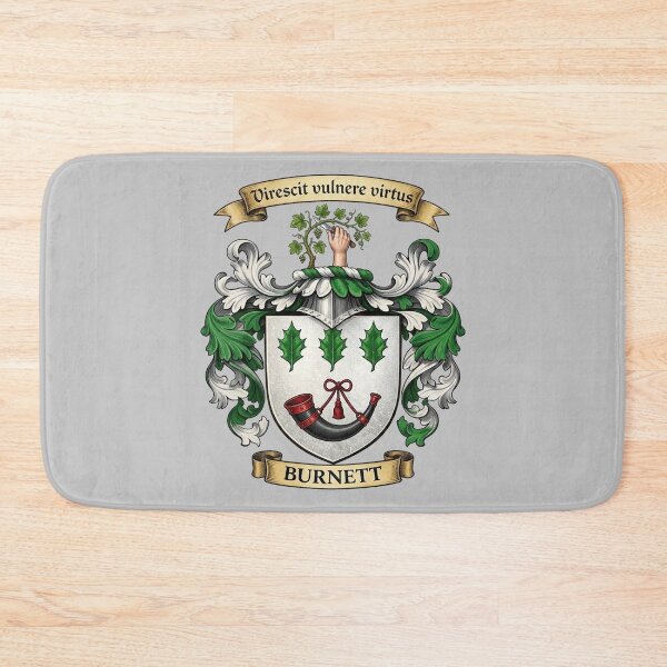 Item preview, The Burnett Family Coat of Arms designed and sold by BagTown Clans.