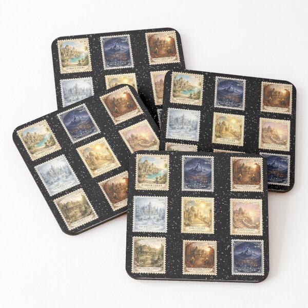 Item preview, Acotar Courts Stamp  designed and sold by ouatisworld.