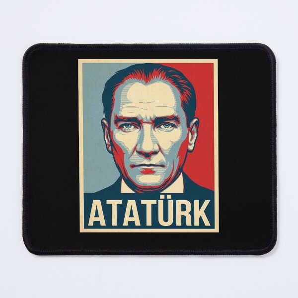 Item preview, Mustafa Kemal Atatürk  Hope Style Retro Poster Art  designed and sold by Anya Byron.