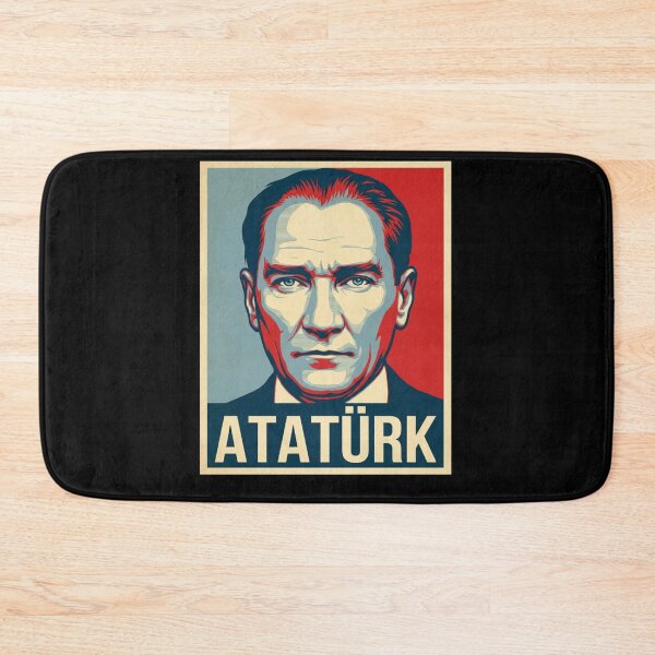 Item preview, Mustafa Kemal Atatürk  Hope Style Retro Poster Art  designed and sold by Anya Byron.