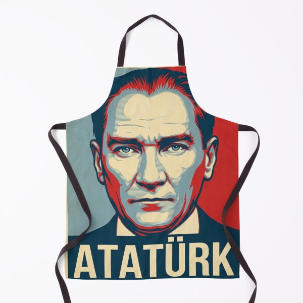 Item preview, Mustafa Kemal Atatürk Hope Style Retro Poster Art designed and sold by Anya Byron.