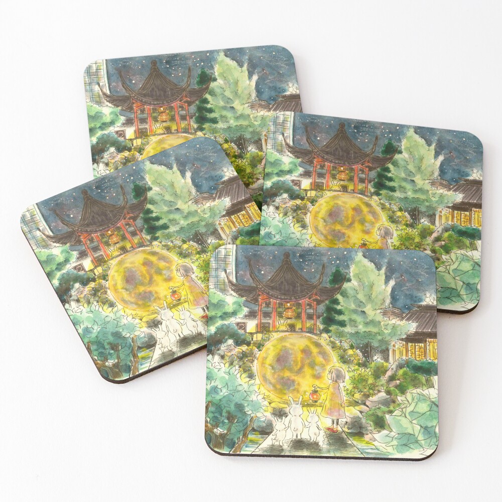 Item preview, Coasters (Set of 4) designed and sold by akemiemmaito.