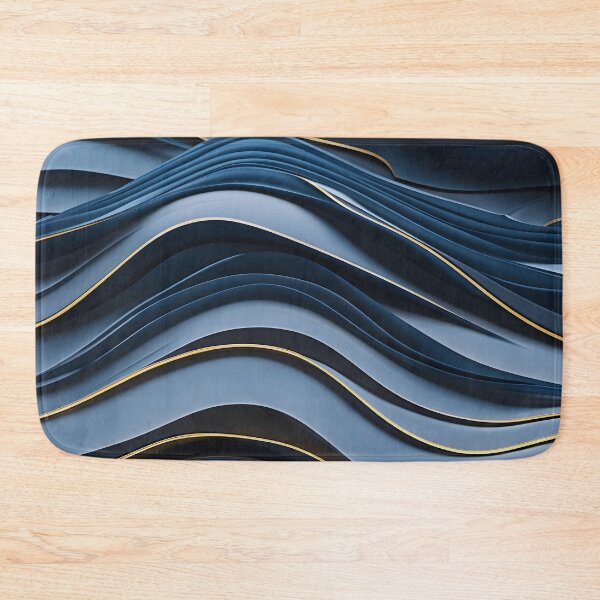 Item preview, 3D Illusion Layered Topography: Blue Gold Edition designed and sold by NK-Studios .