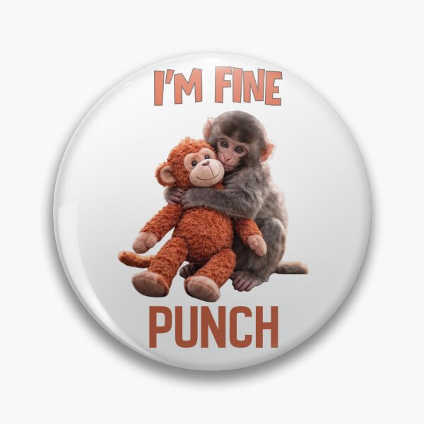 Item preview, I'm fine - The Viral Story of Punch, the Abandoned Baby Monkey designed and sold by MJOSTORE.