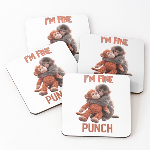 Item preview, I'm fine - The Viral Story of Punch, the Abandoned Baby Monkey designed and sold by MJOSTORE.