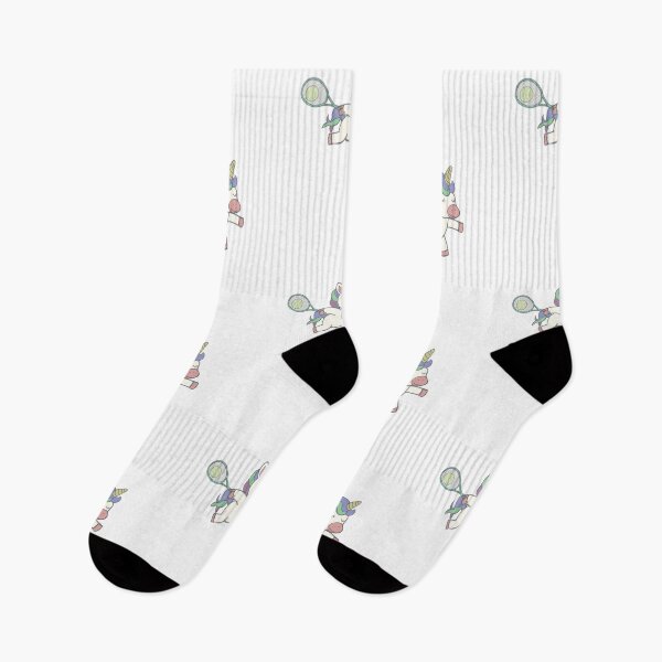 Item preview, Unicorn playing tennis  designed and sold by TaraPen.