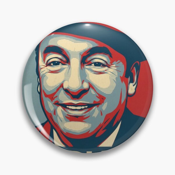 Item preview, Pablo Neruda Hope Style Retro Poster Art  designed and sold by Anya Byron.