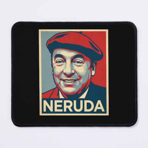 Item preview, Pablo Neruda Hope Style Retro Poster Art  designed and sold by Anya Byron.