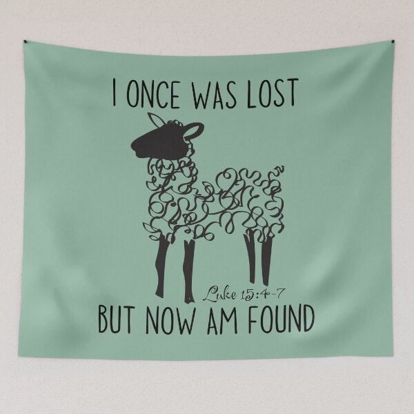 Item preview, Doodle Black Sheep Once Was Lost But Now Am Found Luke designed and sold by Forevermore.