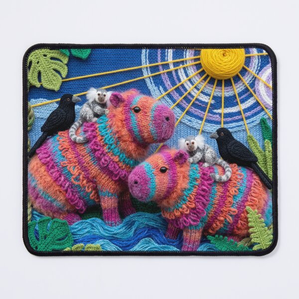 Item preview, Yarn Capybara, Yarn Marmosets, and Yarn Birds designed and sold by Tridentulus.