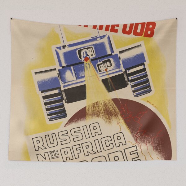 Item preview, Vintage World War II Poster - "Churchills Are On The Job" Military Tank designed and sold by Hipatye26.