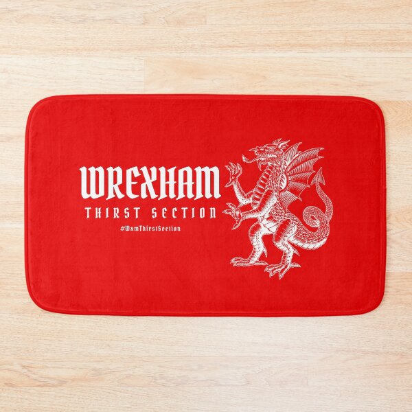 Item preview, Wrexham Thirst Section Illustration (white) designed and sold by Yarbtina for The Wrexham Thirst Section.