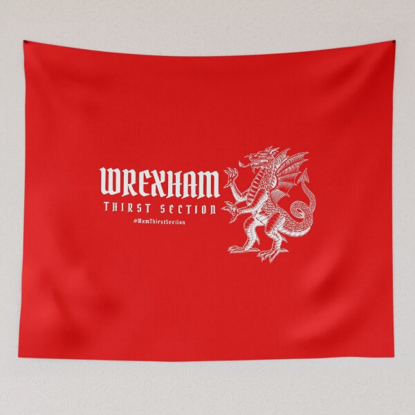 Item preview, Wrexham Thirst Section Illustration (white) designed and sold by Yarbtina for The Wrexham Thirst Section.