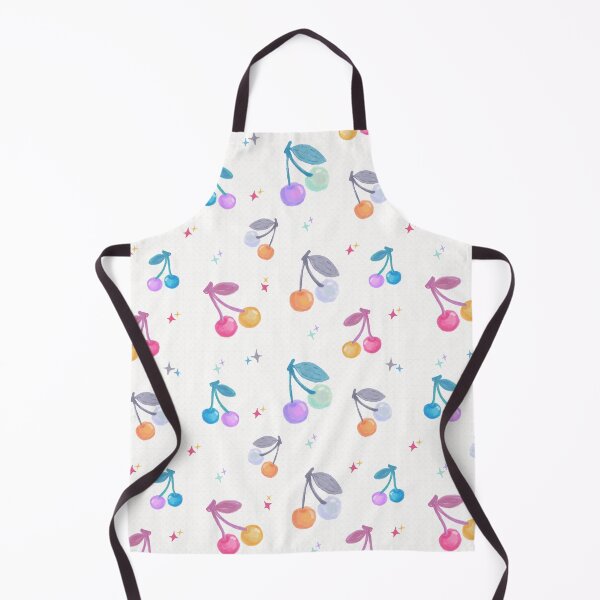 Item preview, Rainbow Watercolor Cherries Seamless Pattern designed and sold by Bloomie_Studio .