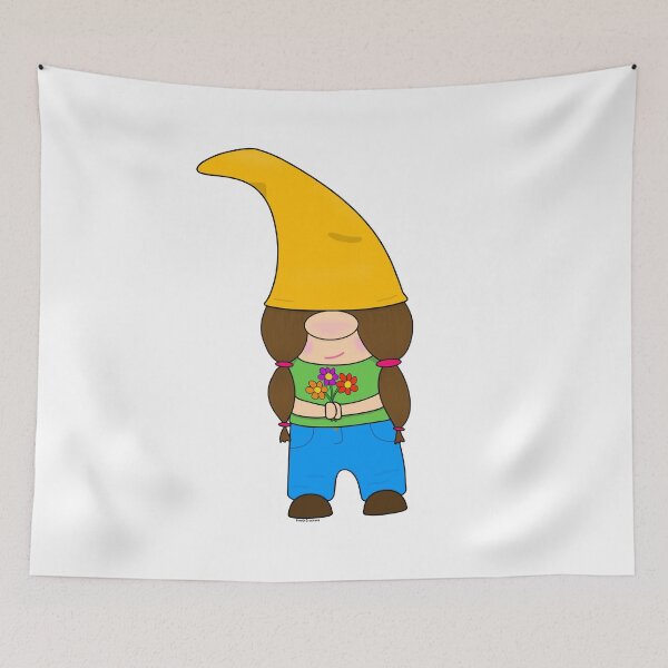 Item preview, Girl Gnome Sticker designed and sold by KozysCreations.