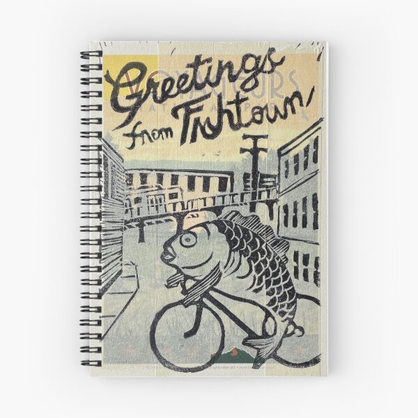 Item preview, Greeting from Fishtown Upcycled Postcard designed and sold by thriftedrabbit.