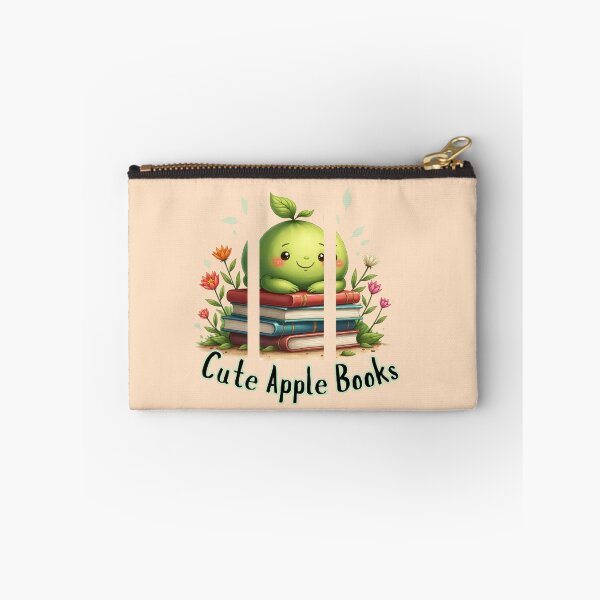 Item preview, Cute Apple Bookworm: Reading in the Garden - Kawaii Vintage Design designed and sold by PriyaMagic.