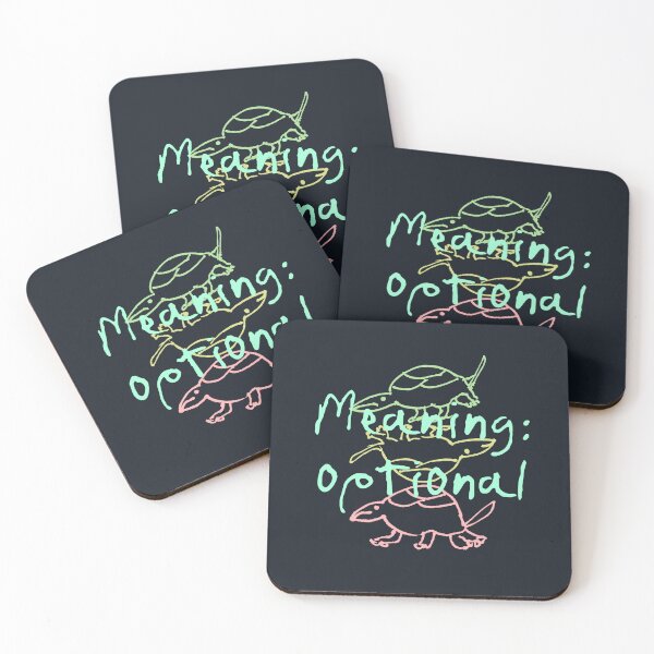 Item preview, meaning: optional — Quirky Typography with Neon Colors designed and sold by ODDSPARK.