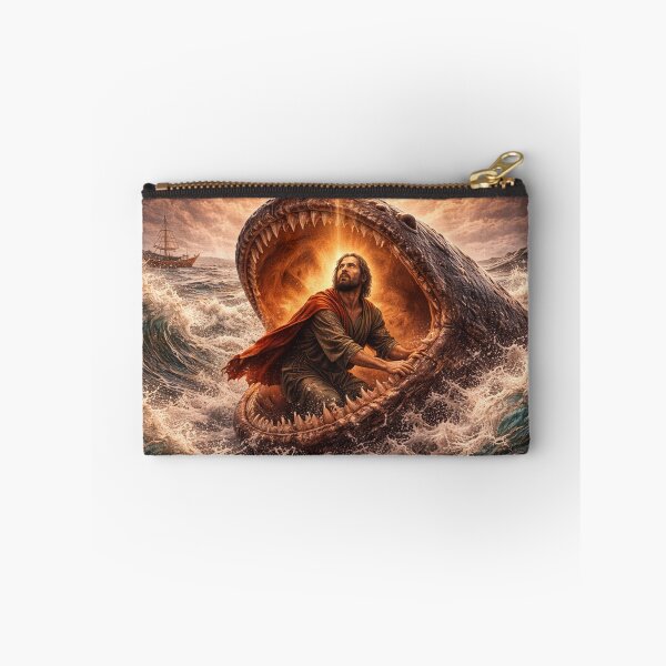 Item preview, Jonah and the Great Fish – Biblical Art of Faith and Mercy designed and sold by Bigornia.