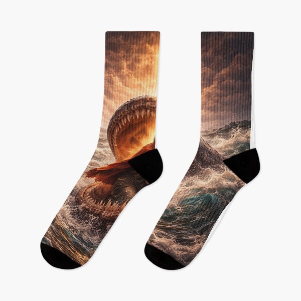 Item preview, Jonah and the Great Fish – Biblical Art of Faith and Mercy designed and sold by Bigornia.