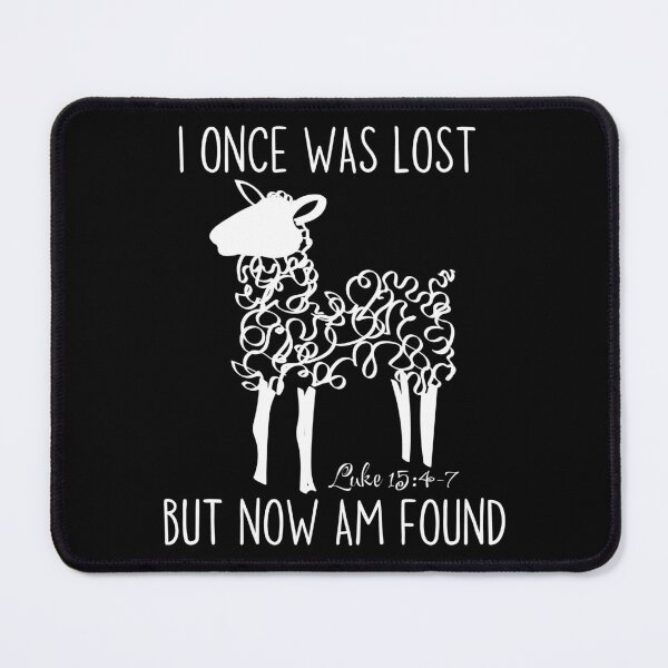 Item preview, Doodle White Sheep Once Was Lost But Now Am Found Luke designed and sold by Forevermore.