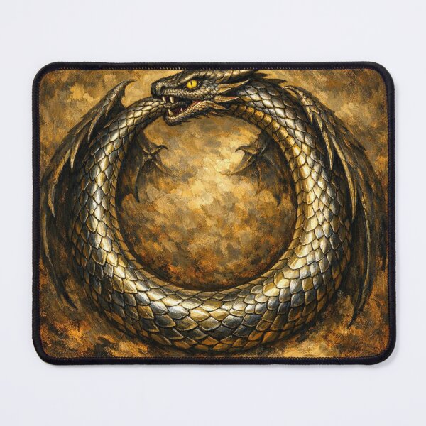 Item preview, Ouroboros The Coiled Eternal designed and sold by TinCatOutPost.