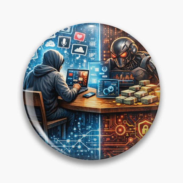 Item preview, The Other Side of the Table – AI vs You designed and sold by Our-redbubble.