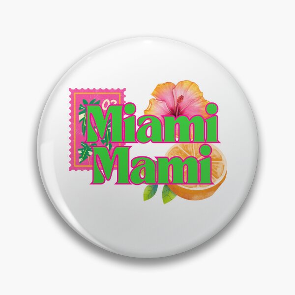Item preview, Miami Mami Sticker Tropical Latina Pride Sticker Florida Girl Hibiscus Citrus Retro Sticker Miami Girl Gift designed and sold by PJZShop.