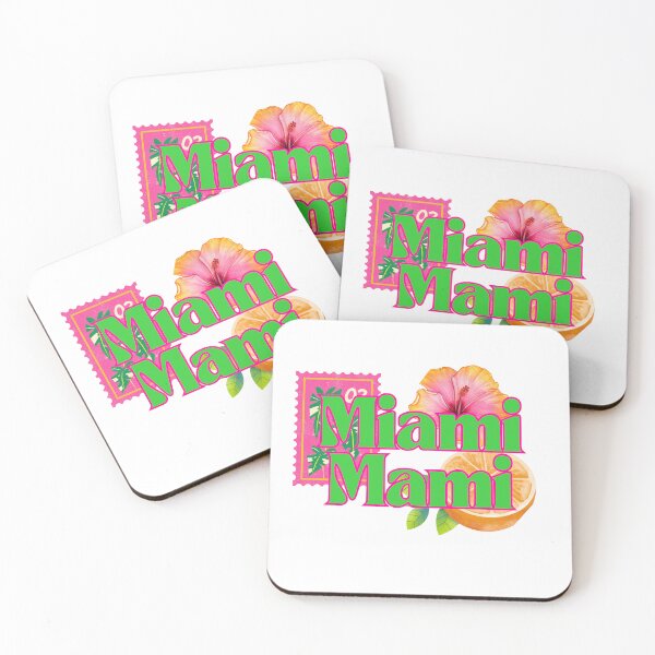 Item preview, Miami Mami Sticker Tropical Latina Pride Sticker Florida Girl Hibiscus Citrus Retro Sticker Miami Girl Gift designed and sold by PJZShop.