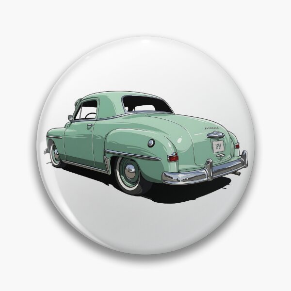 Item preview, 1951 Plymouth Concord Coupe – Retro Minimalist Automotive Art designed and sold by Automotive Art by Greg.