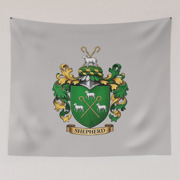 Item preview, The Shepherd Family Coat of Arms designed and sold by BagTown Clans.