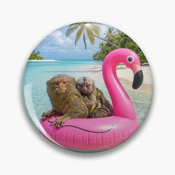 Item preview, Pygmy Marmoset and Baby in Tropical Paradise designed and sold by Tridentulus.