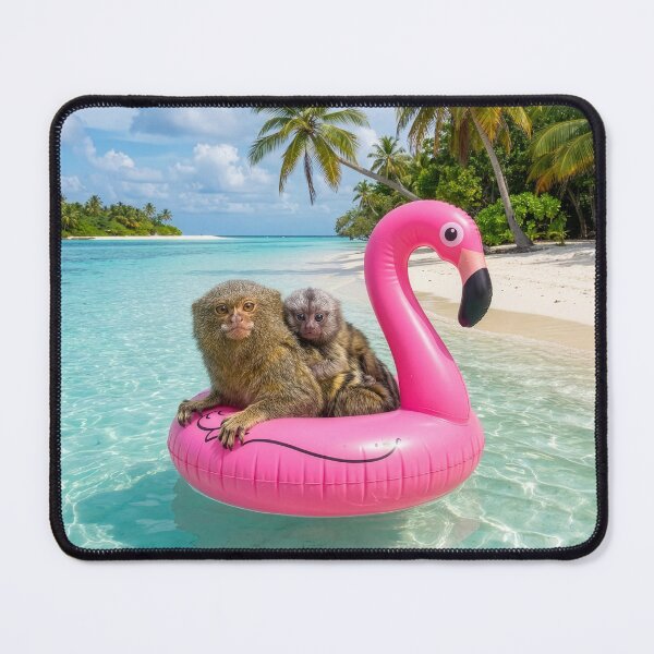 Item preview, Pygmy Marmoset and Baby in Tropical Paradise designed and sold by Tridentulus.
