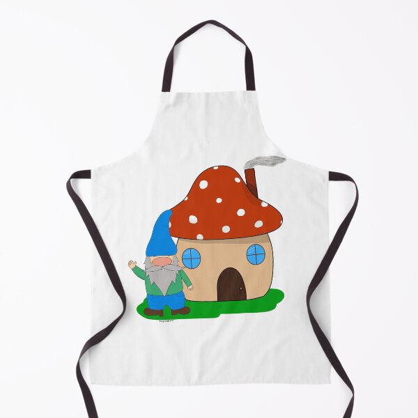 Item preview, Gnome outside Mushroom House designed and sold by KozysCreations.