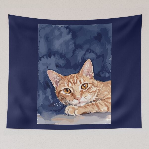 Item preview, T-shirt Bowie's Cat  Watercolor designed and sold by Loves4paws.