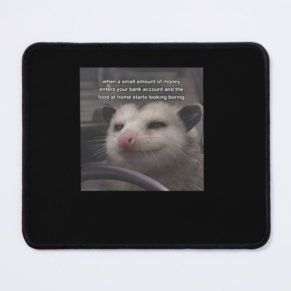 Item preview, Raccoon When Money Enters My Bank Account Funny Meme designed and sold by markbauch.