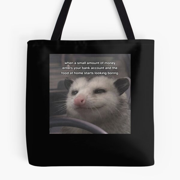 Item preview, Raccoon When Money Enters My Bank Account Funny Meme designed and sold by markbauch.