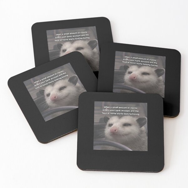 Item preview, Raccoon When Money Enters My Bank Account Funny Meme designed and sold by markbauch.