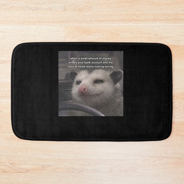 Item preview, Raccoon When Money Enters My Bank Account Funny Meme designed and sold by markbauch.