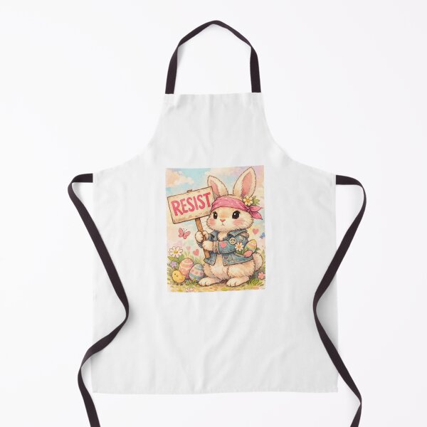 Item preview, Activist Easter Bunny Resist designed and sold by Crafting Crime Shop.
