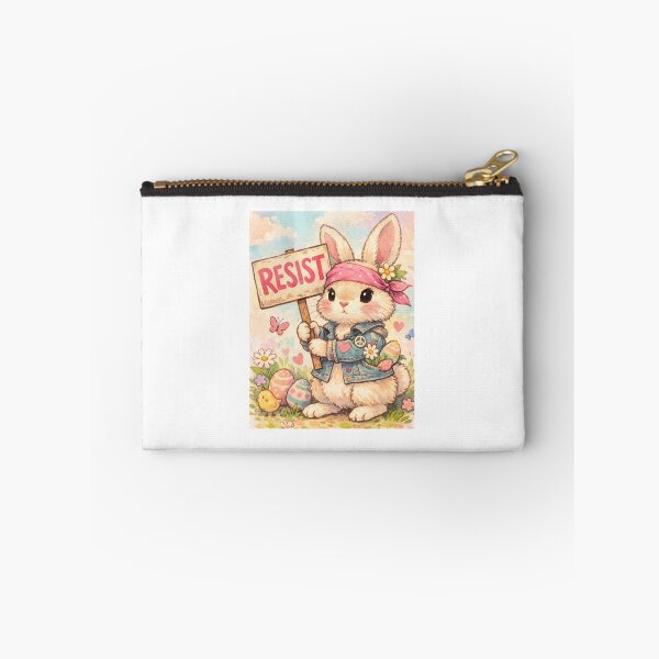 Item preview, Activist Easter Bunny Resist designed and sold by Crafting Crime Shop.