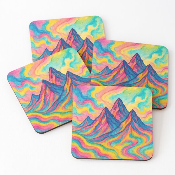 Item preview, Technicolor Peaks designed and sold by Monkeysalad.