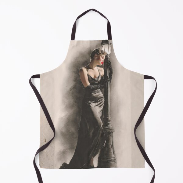 Item preview, Noir Glamour Pin-up - Cinematic Gouache & Ink Art designed and sold by SunPeachRetro.