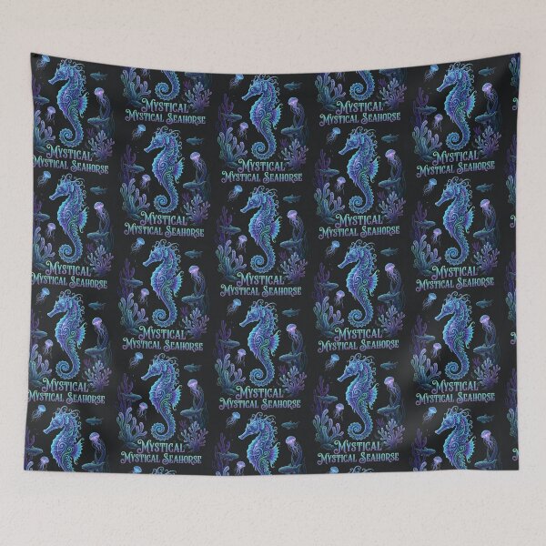Item preview, Mystical Seahorse – Fantasy Ocean Creature Magical Marine designed and sold by Taans-Creation.