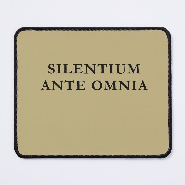 Item preview, Silentium Ante Omnia Latin Dark Academia Minimalist Design designed and sold by semenol.