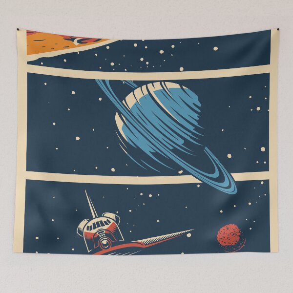 Item preview, Retro Space Tourism Poster - "Space Tour" Luxury Cruises designed and sold by Hipatye26.