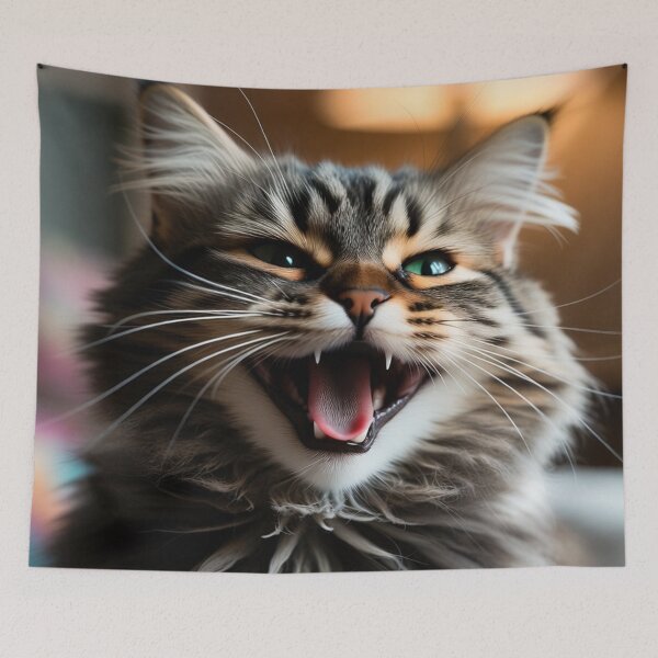 Item preview, FUNNY CAT designed and sold by Eandbeyond.